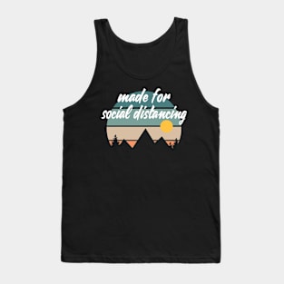 Social Distancing Keep Distance Corona Outdoor Tank Top